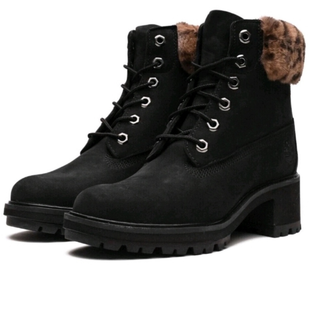 Timberland Kinsley 6 Inch Waterproof Nubuck Cheetah Boots
